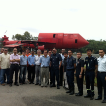 2012-12-17 - Visit to SAA - Aircraft Fire Simulator