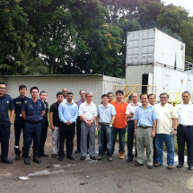 2012-12-17 - Visit to SAA - Flash Fire Simulator