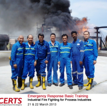 21 & 22 Mar 2013 - Emergency Response Basic Training